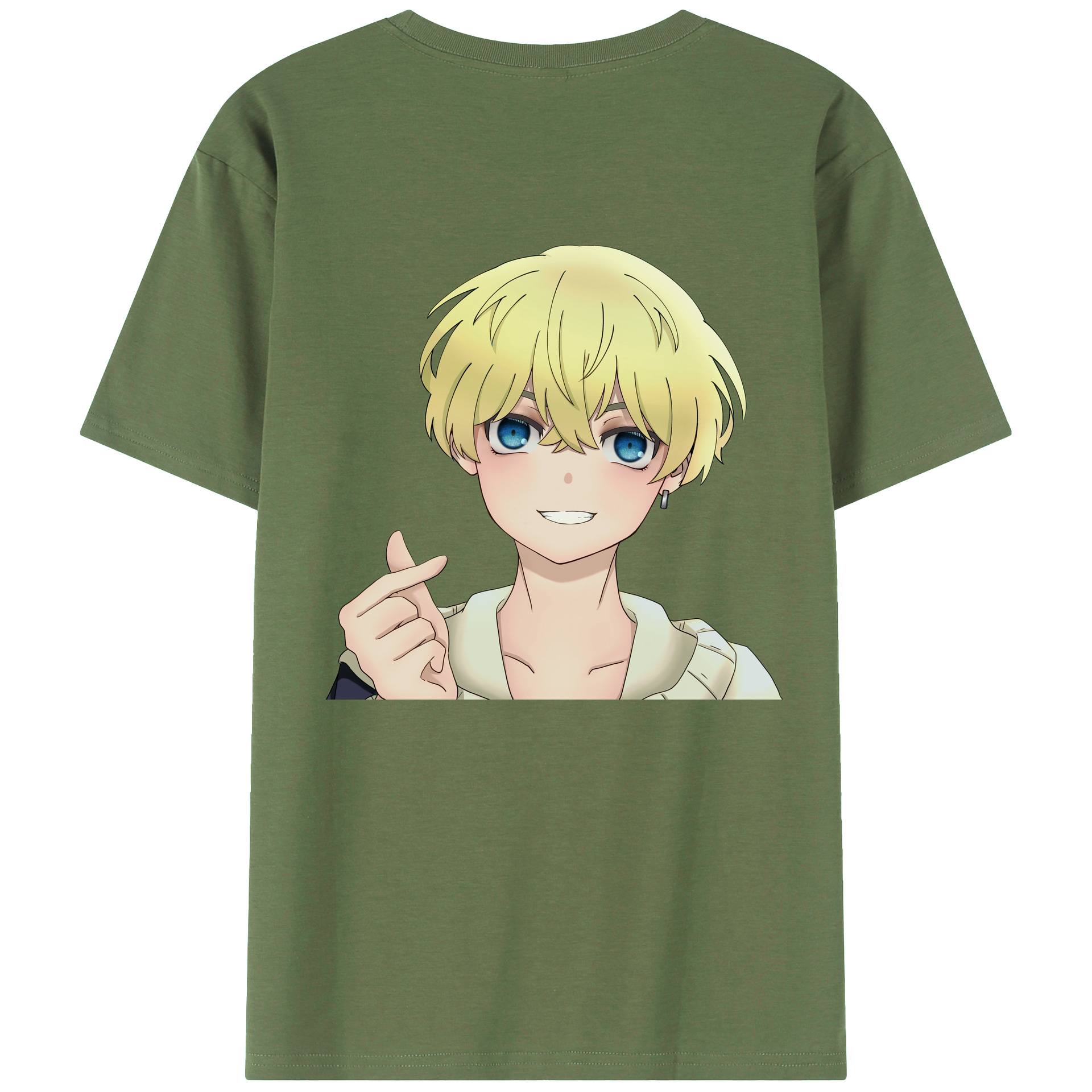 （画像用） 東京リベンジャーズ Tokyo Revengers 綿100％ メンズ半袖Tシャツ（バックプリント） 通気性